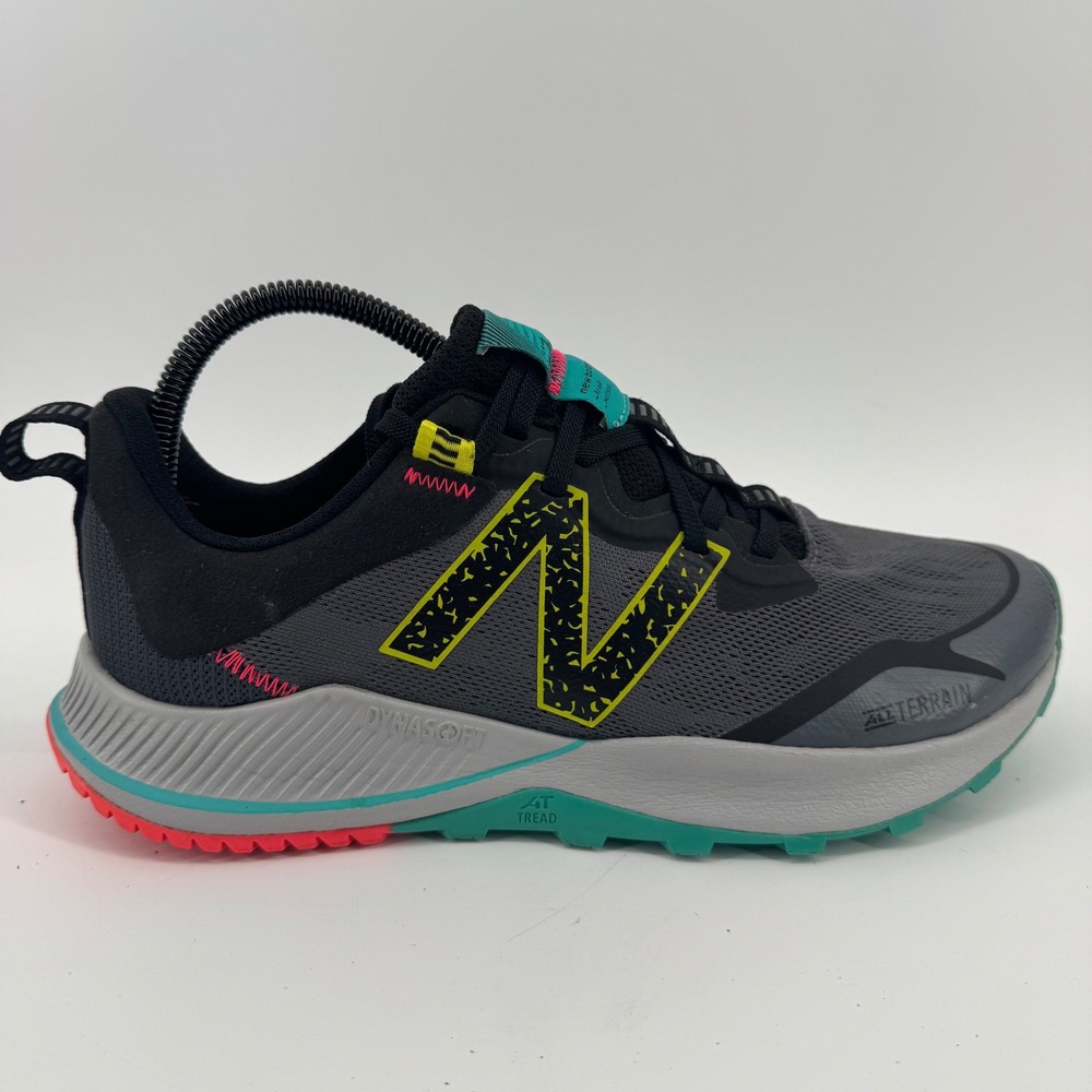 New Balance Nitrel v4 All Terrain Trail Running Shoes Grey Black Neon 11 - Picture 9 of 12